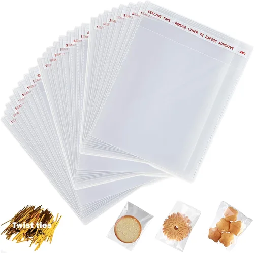 Miniatura 15 de Circloophs Bolsas pequeñas de celofán transparente resellables de 4 x 6 pulgadas, 1000 bolsas autosellantes para productos de embalaje, bolsa