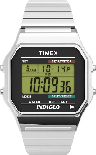 Miniatura 10 de Timex Reloj digital clásico de 34 mm, para hombre