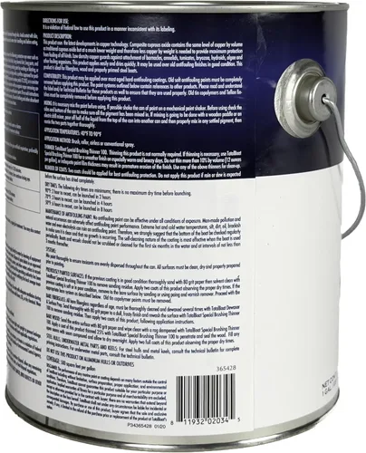 Miniatura 3 de TotalBoat Underdog - Pintura marina antiincrustante para fondo de barcos de fibra de vidrio, madera y acero (negro, galón)