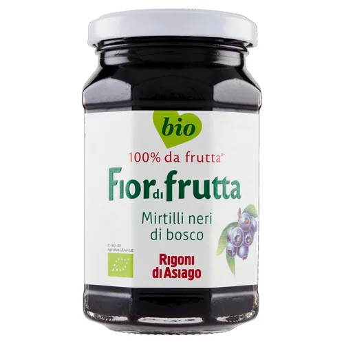 Miniatura 22 de Rigoni di Asiago Fiordifrutta, untable de frutas orgánico, arándano silvestre, 8.82 onzas