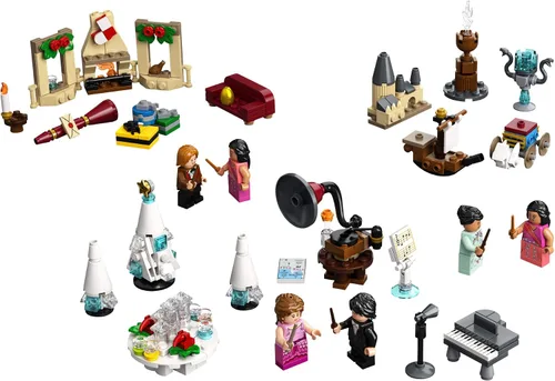 Miniatura 2 de LEGO Harry Potter 2020 Calendario de Adviento 75981, Juguetes Coleccionables de La Fiesta de Navidad de Hogwarts, Harry Potter y El Cáliz de Fuego