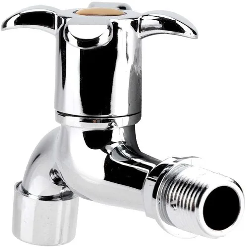 Miniatura 5 de Grifo de lavadora – Grifo de agua para lavabo con un solo mango de boquilla para fregaderos KItchen baño bañera (mango de 4 flores)