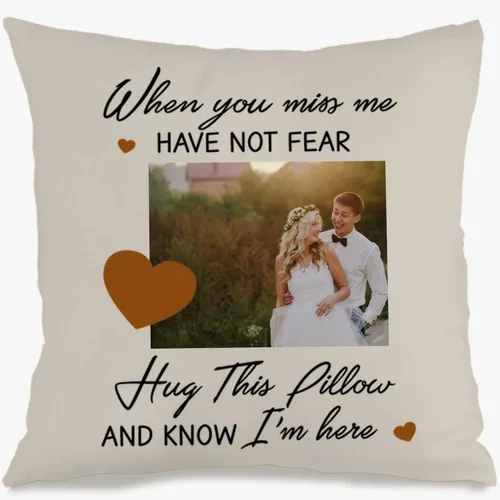 Miniatura 10 de Personalized Pillowcase with 6 Pictures and Words for Mom, Soft Decorative Cushion Perfect as a Meaningful Gift for Birthdays Christmas or 6