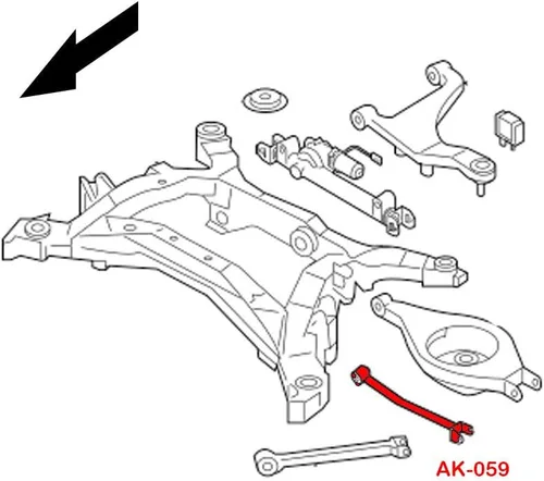 Miniatura 4 de Godspeed AK-059 - Kit de curvatura ajustable, trasero, compatible con Nissan 370Z Z34 2009-19