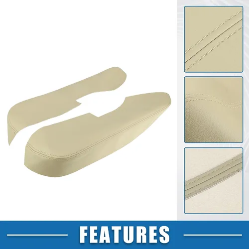 Miniatura 4 de Panel de la puerta delantera del coche reposabrazos cubierta interior puerta trims para Acura TL 2009-2014 beige 1 par