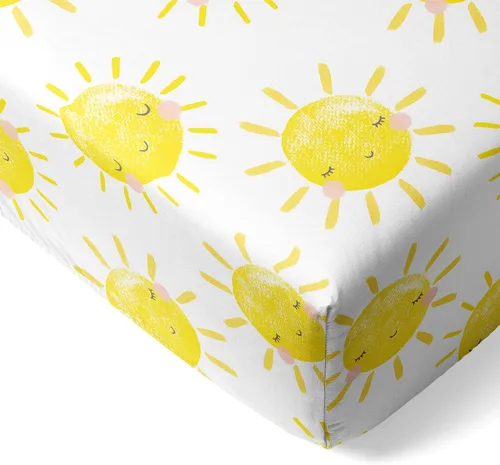 Miniatura 19 de Little Sleepies Sábanas de cuna para bebé, sábanas de cuna de viscosa muy suave de bambú para niños y niñas, sábana de cama para niños, sábana