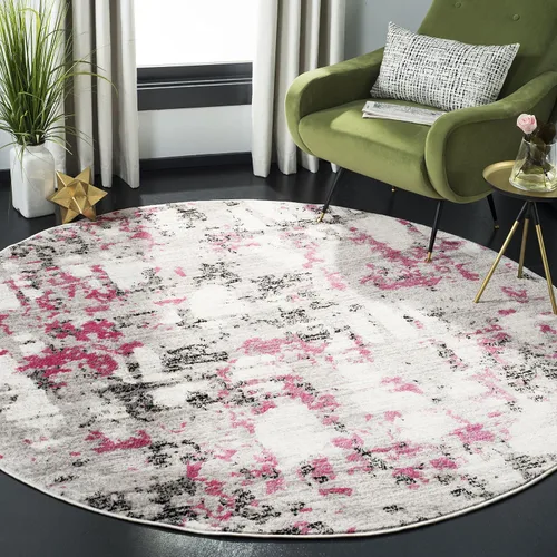 Miniatura 17 de SAFAVIEH Skyler Collection SKY193B - Alfombra moderna abstracta que no desprende pelusa, para sala de estar o dormitorio, 2 x 4 pies, gris/azul