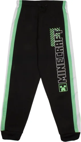 Miniatura 5 de Minecraft Creeper - Conjunto de pantalones deportivos de 3 piezas para niños, con cremallera, camiseta de manga corta y pantalones deportivos activos