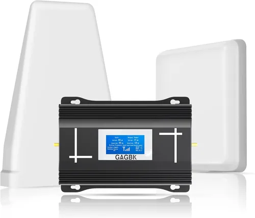 Amplificador de señal celular en banda 2/4/5/12/13/17/25/66 para 4G LTE 5G 3G Amplificador de señal de teléfono celular Booster Amplificador de