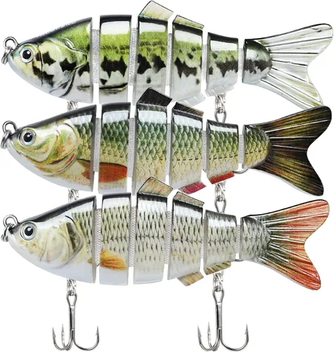 Miniatura 22 de TRUSCEND Swimmax - Señuelos de pesca realistas para agua salada y agua dulce, para trucha lucioperca, lucio, salmón azul, cebo, pesca de lubina
