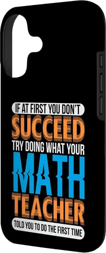 Miniatura 2 de Math Humor Do What Your Math Teacher Says Math Teacher Case for iPhone 17