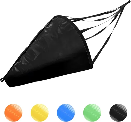 Miniatura 8 de BLUEWING Sea Anchor - Calcetines de pesca para barco de pesca 840D, nailon 32, 42, 53, 62, 72, 84 pulgadas, paracaídas, anclaje de deriva para barco