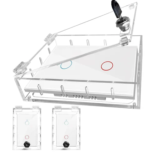 Miniatura 10 de Caja de Cubierta de Tomacorriente de Seguridad para Bebés, Cubiertas de Tomacorriente, Cubiertas de Enchufe para Tomacorrientes Eléctricos