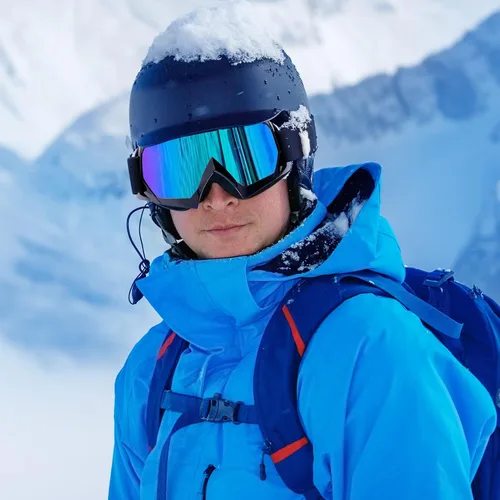 Miniatura 7 de MAMBAOUT Gafas de esquí de nieve para adultos, gafas de snowboard para jóvenes, adolescentes, hombres y mujeres, gafas de moto de nieve de visión
