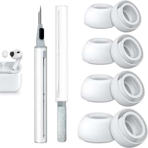 Miniatura 10 de Almohadillas de repuesto con infusión de espuma compatibles con AirPods Pro 3 (2025), comodidad superior, cancelación de ruido mejorada, ajuste