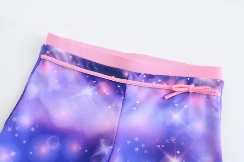 Miniatura 5 de Akokvlar Traje de baño de dos piezas para niñas, tankini con pantalón corto