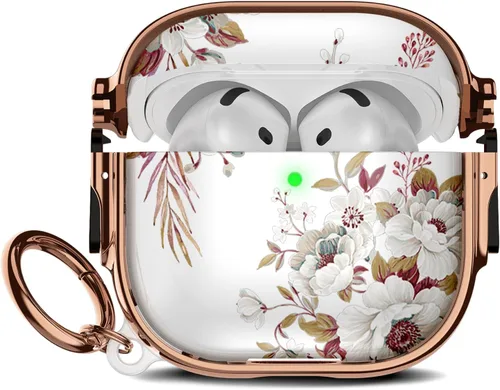 Miniatura 128 de Maxjoy para Funda Linda de AirPods 2 (2019) con Bloqueo de Seguridad, Compatible con Funda de AirPod de 2ª Generación de Mármol para Mujeres
