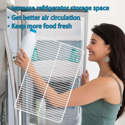 Miniatura 6 de Estante de alambre mejorado para refrigerador de 25.5 x 16.5 pulgadas para Frigidaire Kenmore reemplaza 240360908, AP5805565, 240360905, 240360901