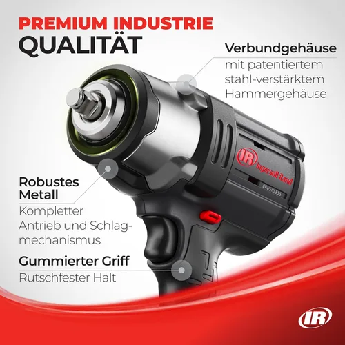 Miniatura 2 de Ingersoll Rand Modelo W7172 Llave de impacto inalámbrica de 3/4" de 20 V, par de torsión de 1500 pies-libra, anillo de fricción y retenedor