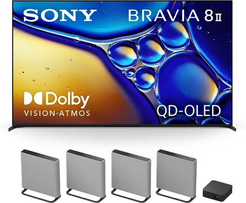 Miniatura 14 de Sony BRAVIA 8 II 55 pulgadas 4K QD OLED Smart TV (K-55XR80M2) y BRAVIA Theater Bar 8 11 altavoces Barra de sonido (HT-A8000) Bundle