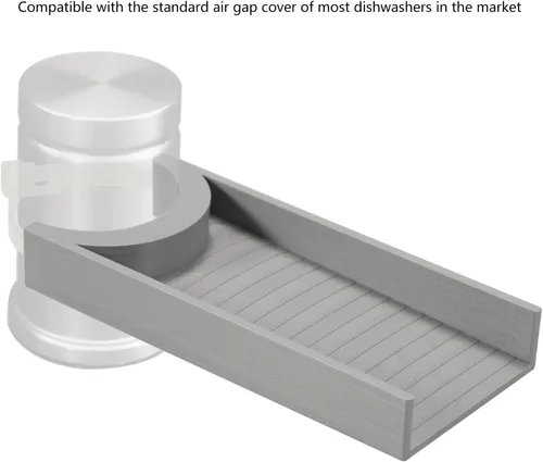 Miniatura 2 de Rampa de agua para cubierta de aire para lavavajillas, rampa de 3 pulgadas que ayuda a guiar el agua al fregadero, accesorio universal