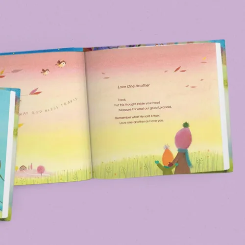 Miniatura 4 de My Little Book of Blessings - Libro personalizado, edición de lámina dorada, tapa dura (cubierta de lámina dorada) 8.5 x 8.5 pulgadas I See Me!