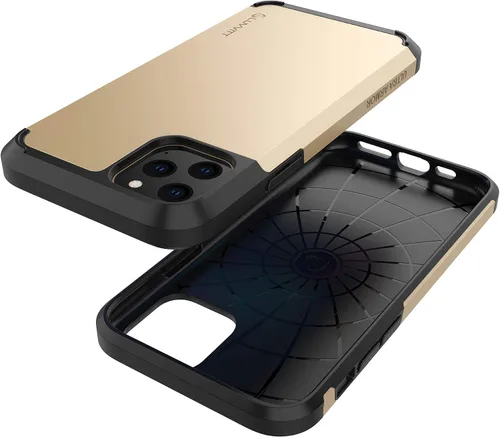 Miniatura 6 de Luvvitt Ultra Armor - Funda diseñada para iPhone 11 Pro Max 6.5 2019 con placa de metal extraíble para soporte magnético