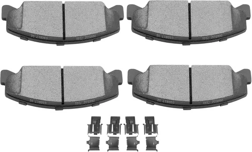 SCITOO Juego de pastillas de freno de cerámica D273 Reemplazo delantero 1984-1985 para Honda para Accord,1988-2000 para Honda para Civic, 1993-1997