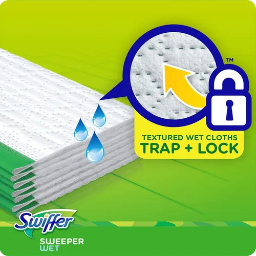Miniatura 4 de Swiffer Sweeper - Recambio de paño húmedo, color blanco, 64