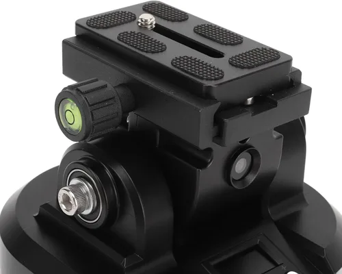 Miniatura 7 de Cabezal de trípode, cámara panorámica de 360° con tornillo de 1/4 pulgadas, orificio de tornillo de 1/4 pulgadas, para teléfonos móviles, micro