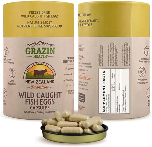 Miniatura 16 de Hígado de res alimentado con pasto de Nueva Zelanda - Liofilizado 3000 mg por porción (500 mg por cápsula) (30 porciones)