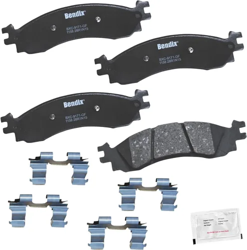 Miniatura 211 de Pastillas de freno delanteras cerámicas Bendix Priority1 CFC2302 para Hyundai Elantra 2021, Sonata 2022-2020, Kia K5 2023-2021