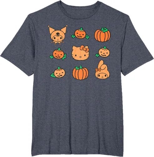 Miniatura 45 de Camiseta de Halloween Hello Kitty My Melody Kuromi Pumpkins