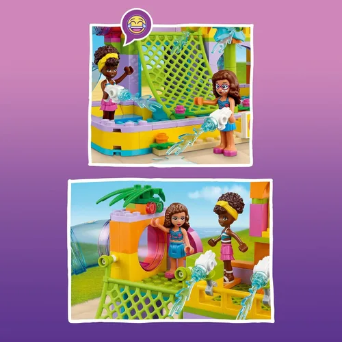 Miniatura 3 de LEGO Friends Water Park Set 41720 - Juego de piscina y toboganes, juguete Heartlake City, juego de simulación, idea de regalo de cumpleaños