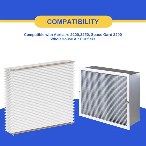 Miniatura 4 de Filtro de aire de repuesto 201 compatible con Aprilaire 2200 2250, purificador de aire Space Gard 2200 y Lennox PMAC-20C X0445, comparado