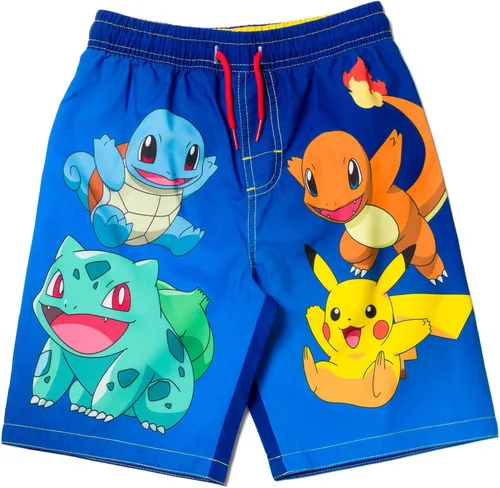 Miniatura 10 de Pokemon Conjunto de traje de baño y camiseta de protección UPF 50+ para niños pequeños a niños grandes (4-14-16)