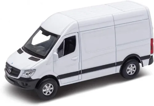 Miniatura 12 de KiNSMART - Mercedes-Benz Sprinter Cargo Van 1:48 O Escala 5" Modelo de Metal Fundido a Presión Furgoneta de juguete, acción de tracción (4 juegos)