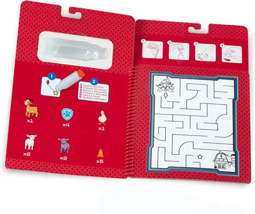 Miniatura 9 de Melissa & Doug PAW Patrol Water Wow! Marshall Water Reveal Travel Book Activity Pad 3+ Regalo para niño o niña