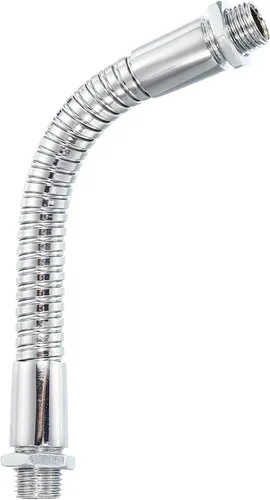 Miniatura 14 de PATIKIL Manguera universal de cuello de cisne de 3.9 pulgadas, 1 manguera de metal flexible flexible de rosca fina M10, extensión de tubo suave