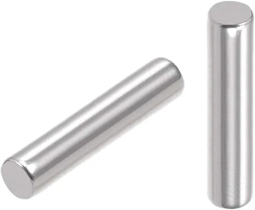 Miniatura 10 de uxcell 100 clavijas de acero inoxidable 304 de 0.059 in x 0.472 in, estantes de soporte, color plateado