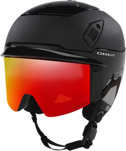 Miniatura 6 de Oakley MOD7 - Casco de esquí integrado con gafas para hombre y mujer + paquete con botella de agua plegable de diseñador iWear con mosquetón