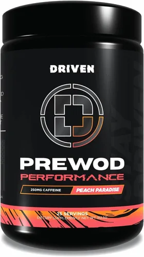 Miniatura 8 de Driven PREWOD - Bebida energética en polvo, 50 porciones, suplemento preentrenamiento con ingenio, aumenta la energía, la concentración, la fuerza