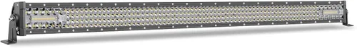 Miniatura 10 de Barra de Luz LED Ámbar de 20 Pulgadas, Niking Auto 150W Barra Combinada Spot Flood de Cuatro Filas Súper Brillante Luz LED de Trabajo de Conducción