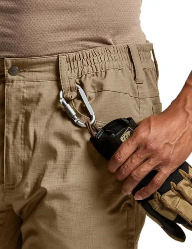 Miniatura 223 de CQR – Pantalones tácticos elásticos tipo cargo para hombre, resistentes al agua, de tela ripstop (antidesgarros), ligeros, ideales para uso diario