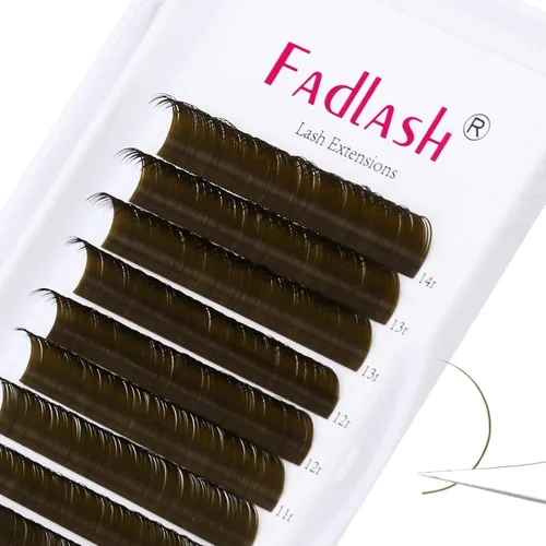 Miniatura 119 de Extensiones de Pestañas Rizo D 0.59-0.79 pulgadas Bandeja Mixta Seda Extensiones de Pestañas Clásicas Suministros Extensiones de Pestañas