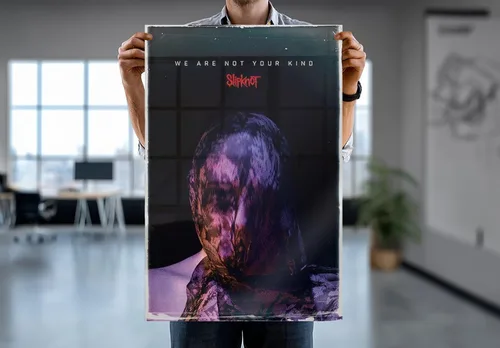 Miniatura 7 de Slipknot - Póster musical (We are Not Your Kind, portada del álbum, cara - máscara) (tamaño: 24 x 36 pulgadas) (póster laminado)