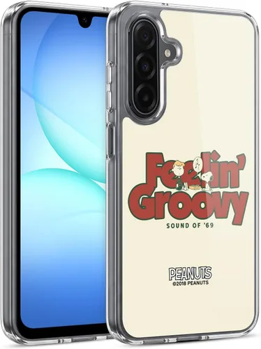 Miniatura 418 de Head Case Designs Funda de gel Woodstock 50th con licencia oficial de Peanuts Snoopy Guitar 1969 [protección de grado militar] compatible