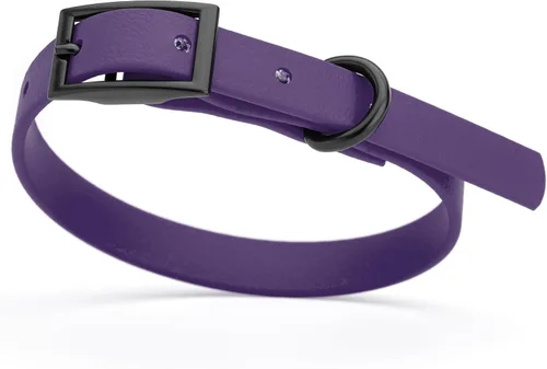 Miniatura 137 de Dogline Biothane - Collar impermeable para perro con hebilla de liberación rápida, resistente cincha de nailon recubierta con resistente y a prueba