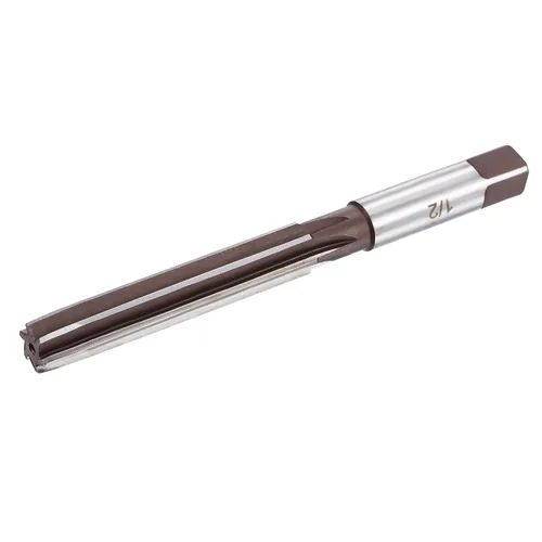 Uxcell - Escariador de mano de 1/2" con precisión H8, herramienta de acero de aleación de 6 canales, vástago recto, herramienta de fresa de corte