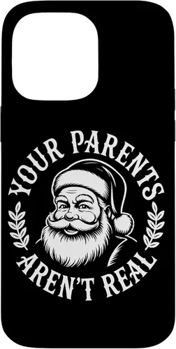 Miniatura 21 de Your Parents Aren’t Real Santa Humor Holiday Festive Cartoon Case for iPhone XR